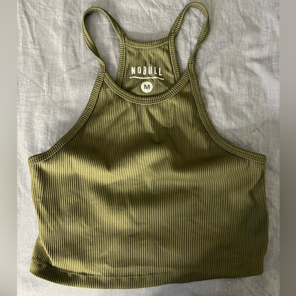 Nobull ribbed cropped tank